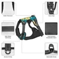 thumbnail image 6 of Picia World Map With Landmarks No-Pull Dog Harness Reflective Front Clip Vest with Handle,Step-in Air Dog Harness,Adjustable 2 Metal Rings 4 Buckles,Easy to Put on & Take Off Small, 6 of 9