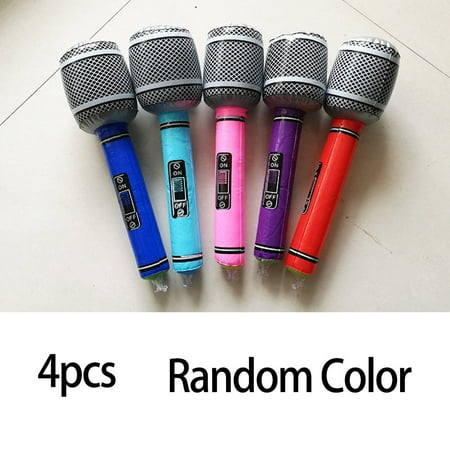 

Fancy 4Pcs 21 Inch Inflatable Guitar Toy Rock Star Inflatable Electric Colorful Guitar Rock N Roll Party Favor for 80s 90s Themed Party Children’s Birthday Party Decorations and Karaoke Party B