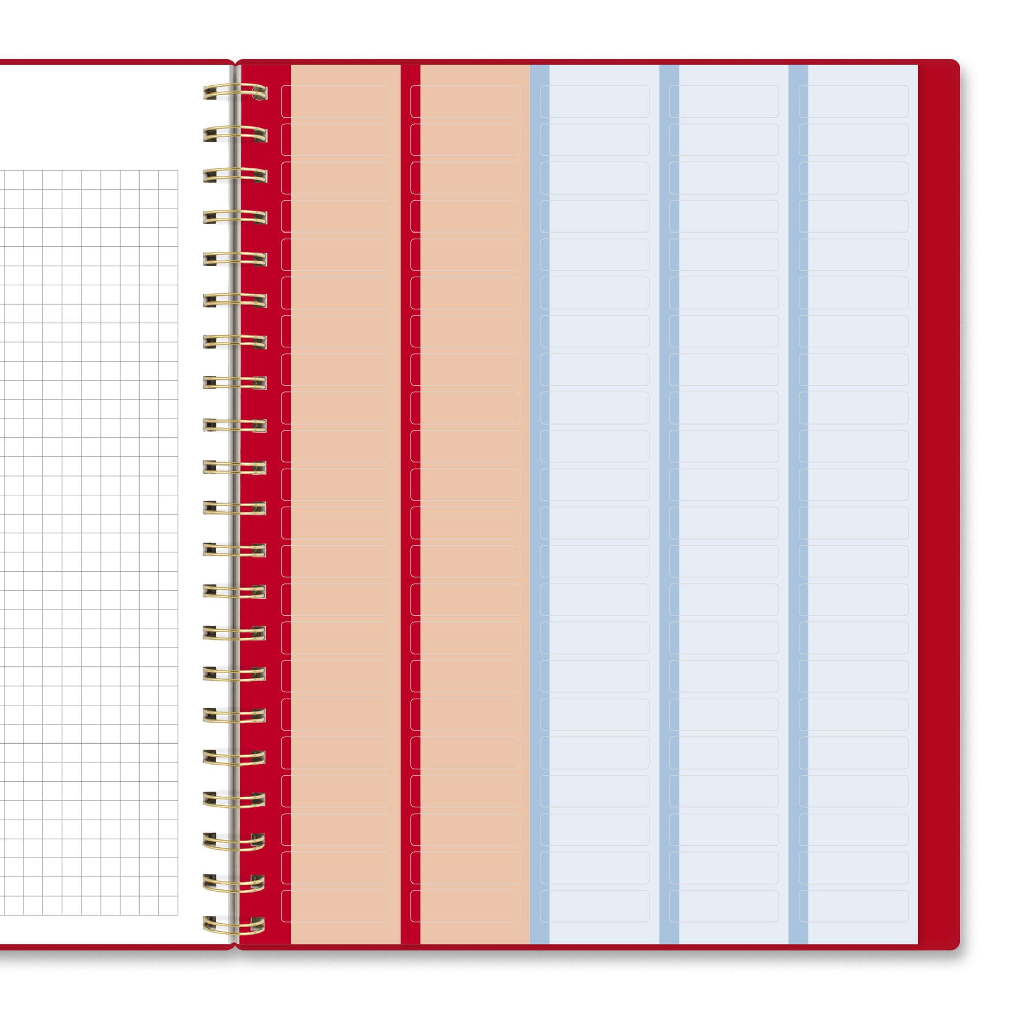 AT-A-GLANCE Harmony Academic 2026-2027 Weekly Monthly Planner Scarlet Large 8 12