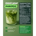 thumbnail image 2 of MatchaDNA Matcha Mushroom Latte Powder 5.3oz Bag. Adaptogenic Mushroom Matcha Powder Blend, 2 of 7