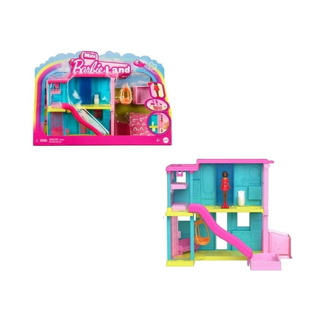 Casa de Muñecas Barbie Mini BarbieLand Azul y Amarilla