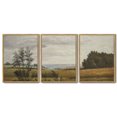 thumbnail image 2 of Drsoum Vintage Landscape Wall Art Grassland Wall Prints Classic Retro Farmhouse Rustic Decorations for Living Room Bedroom 11x14in3pcs Natural Framed, 2 of 5