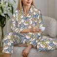 thumbnail image 6 of Sikiie Cute Rabbit Women's Long-Sleeve Shirt and Full-Length Bottom Pajama Set (s-xxl)-X-Large, 6 of 7