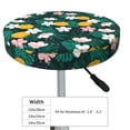 thumbnail image 4 of Lsque Tropical Fruit Round Bar chair cushion covers Velvet Fabric Premium Comfort Protects from Scratches and Stains for 14-17 Inch Chair- 12 inch, 4 of 7