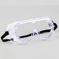 thumbnail image 2 of Anteojos de seguridad, sobre anteojos, lentes de policarbonato universales sellados, ojos completos, suaves y duraderos, portátiles, antiarañazos, marco blanco DYNWAVEMX Gafas protectoras, 2 of 7