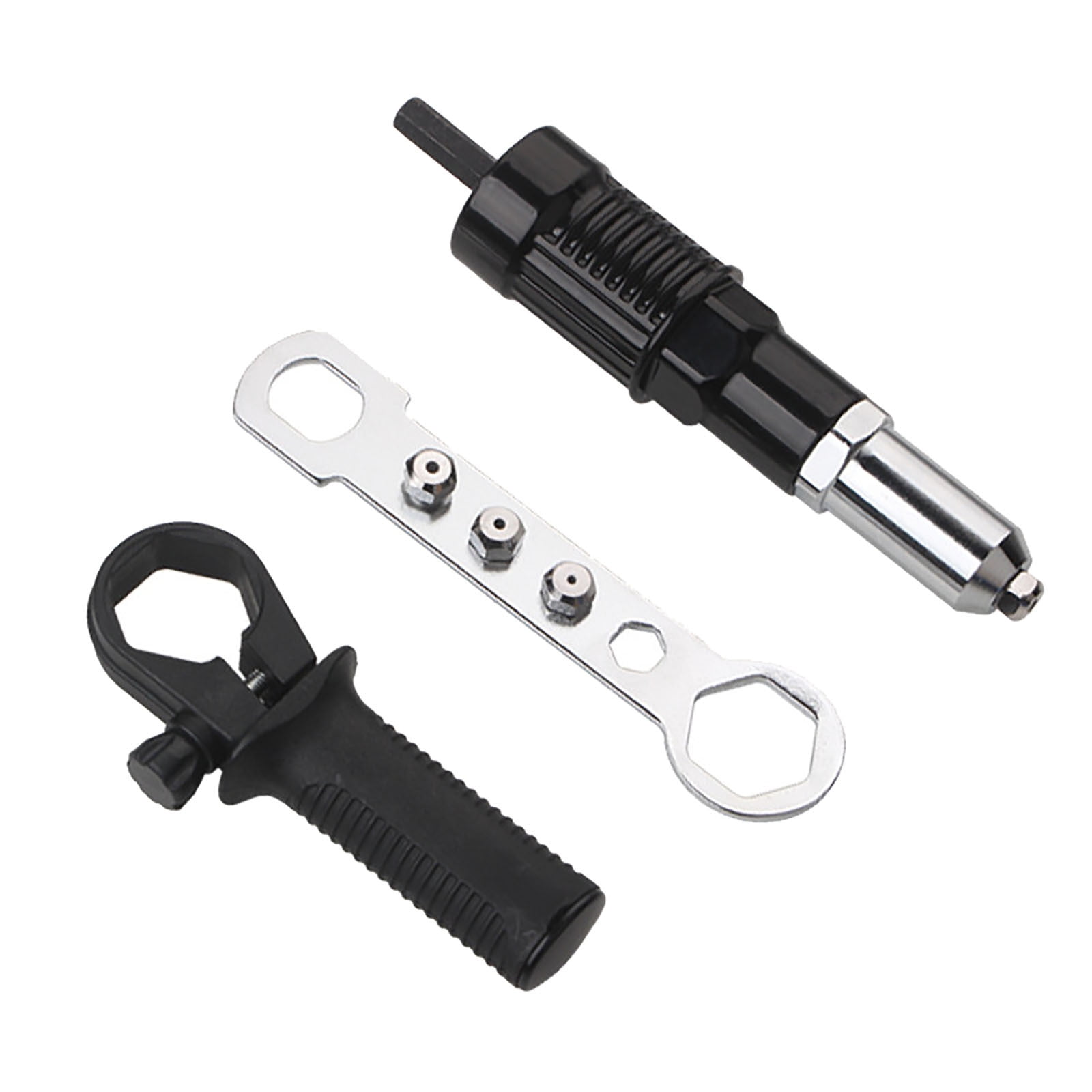 Adapter Turn Your Drill Into A Riveting Power Drill Riveting Adapter Nut Drills Attachment For Cordless Power Dri 14 in 1 Precision Screwdriver Star Bit Set Small Rig Screwdriver Demolition