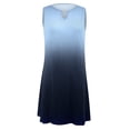thumbnail image 3 of GDREDA Robe Débardeur Décontractée Ample Sans Manches pour Femmes, Robe de Plage Vacances, Robe Plissée à Col en U, Mode Douce avec Volants pour Femmes, 3 of 4