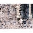 thumbnail image 4 of Unique Loom Leila Rug Beige and Blue/Ivory 2' 2" x 6' 1" Runner Perfect For Bathroom Hallway Mud Room Laundry Room, 4 of 7