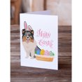 thumbnail image 2 of Blue Merle Sheltie Easter Greeting Cards and Envelopes Pack of 8 7 in x 5 in, 2 of 3