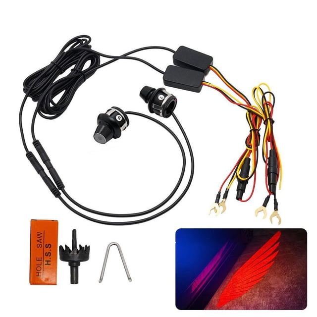 Car Projector LED Shadow Light Angel Light Welcome W0H6 Lamp