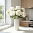 thumbnail image 6 of Springs Flowers Artificial Silk Peony Bouquets Wedding Home Decoration,Pack of 1 (Spring White), 6 of 6