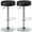 Black, variant on Spaco Set of 2 Adjustable Swivel Round Bar Stool Pub Chairs-Red, Bar Height Stools, Counter Height Bar Stools for Kitchen, Dining Room
