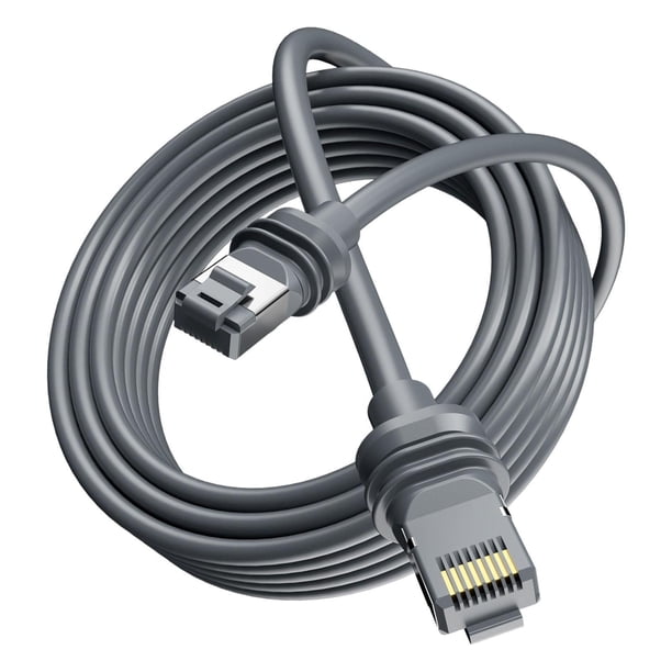 Cable de extensión de datos Gen3 Cable de extensión de satélite Gen 3 Accesorios rectangulares Cable de extensión de doble blindaje eficiente de PVC 10 millones