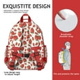 thumbnail image 5 of Lightweight Student Backpack with Fresh Strawberry and Berry Patterns Spacious School Book Bag for Student and Students Perfect for Back to School and Travel, 5 of 6