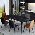 thumbnail image 3 of MaxxMarket 17.71" x 78.7" Marble Contact Paper Black/White Peel and Stick Wallpaper Thicken Self Adhesive Black Wallpaper for Countertops Cabinets Decorative Easy to Remove Upgrade, 3 of 15