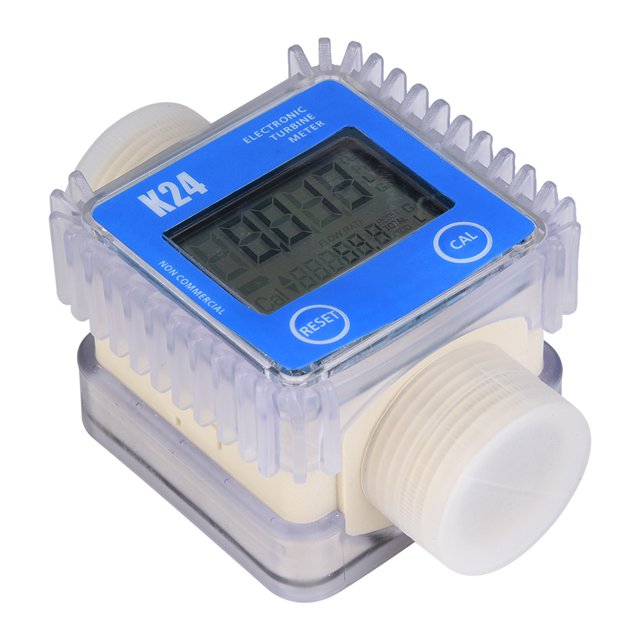 Medidor de flujo de turbina, medidor de flujo químico de aceite diesel digital de turbina Medidor de flujo diseñado con precisión