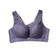 thumbnail image 3 of Sujetador Inalámbrico Mujer Transpirable Hacer subir Bralette Chica Sexy Encaje Malla Ropa Interior Top Regalo, Azul, 34/75 tholdsy AP001191-15B, 3 of 7