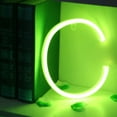 thumbnail image 5 of Letter Neon Lights, LED Neon Night Light Neon Lights Wall Decorative Night Light for Kids Bedroom Battery USB Operated Green, 5 of 8
