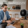 thumbnail image 3 of Shark FlexBreeze - Ventilador para interiores y exteriores, con cable e inalámbrico, pedestal oscilante y mesa 2 en 1, batería de hasta 24 horas, FA202, 3 of 5