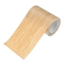 Uxcell 1-Roll Wood Grain Repair Tape, 3.15inch x 15ft Self-Adhesive Wood Floor Tape, Realistic Textured Repair [Light Chestnut]