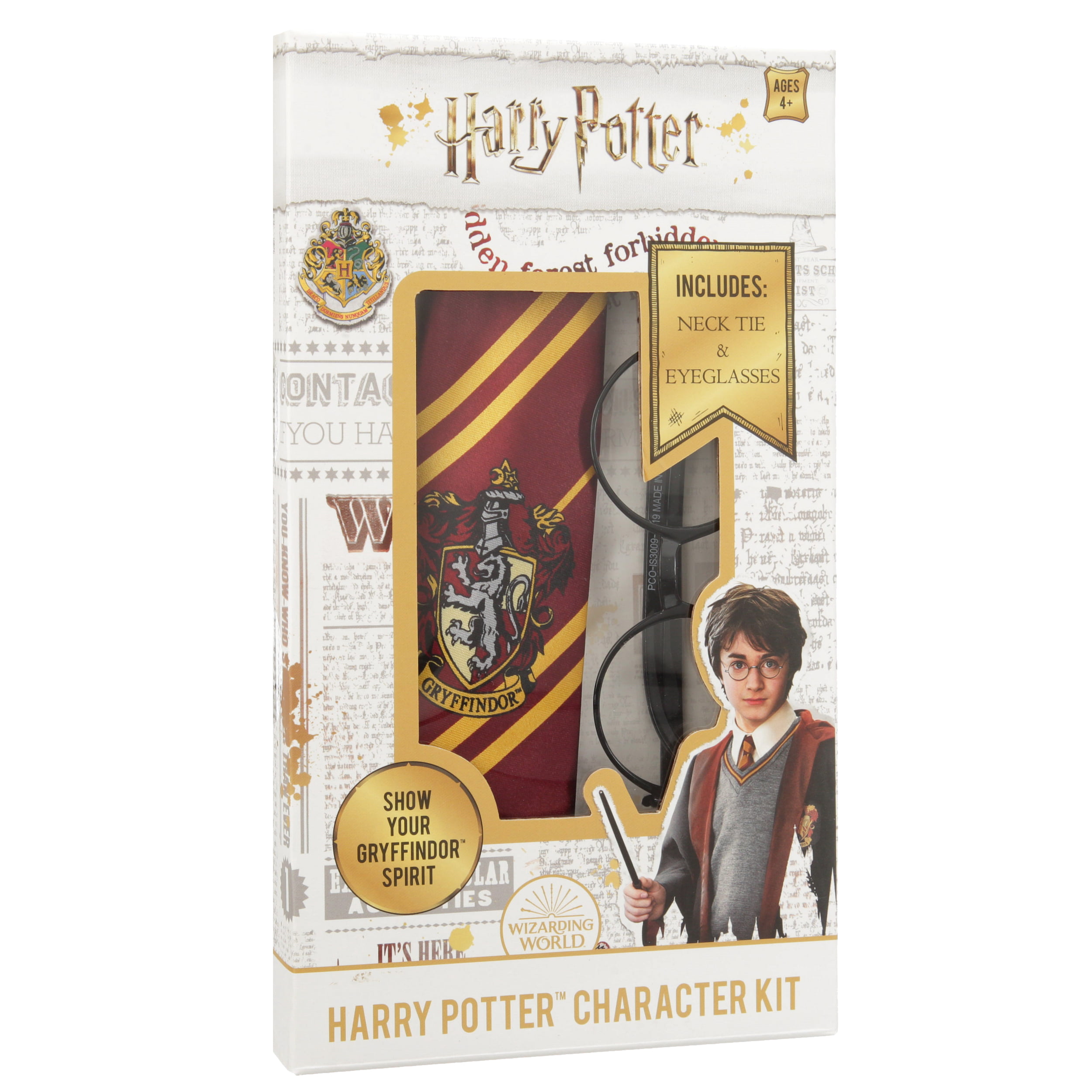 Harry Potter Character Kit With Griffindor Necktie Eyeglasses Halloween for sale online 