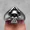 Silver color, variant on Poker Spade Skull 14K Yellow Gold Men Rings Punk New In For Male Women Fashion Jewelry Creativity Gift