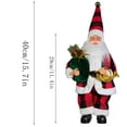 thumbnail image 3 of XINGXIANG Santa Doll - Festive Christmas Scene Setter for Tabletop Display Indoor Outdoor Decor,Christmas Decorations(40cm), 3 of 6