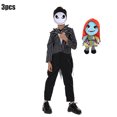 thumbnail image 3 of Disfraz de Jack y Sally para niños, ropa de fiesta de carnaval, el vestido de pesadilla antes de Navidad, 3 of 5