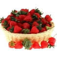thumbnail image 2 of Ensemble de Fraises Artificielles Artisanales, Fruits Réalistes Parfaits pour Décoration de Cuisine Toute l'Année, Fraises en Plastique Rouges Simulation Réaliste, 2 of 5
