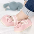 thumbnail image 4 of Baby Girl Shoes Rubber Sole Non Indoor Slipper Girls First Walking Floor Shoes With Cute Bows Baby Shoes Pregnancy Congratulations Mom Stuff, 4 of 6