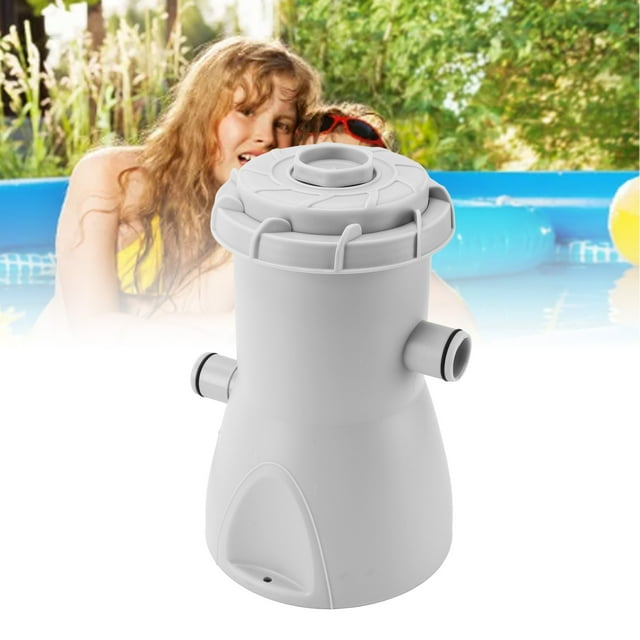 Electric Swimming Pool Filter Pump 800gal, Efficient Filtration, Circulation Function, Detachable Cartridge for Home Use