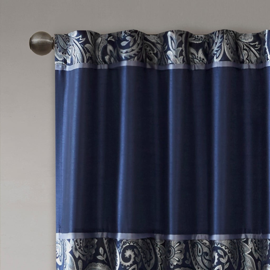 MAYEERTY Jacquard Curtain Panel Pair(2 Pcs Window Panels)
