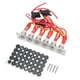 thumbnail image 4 of Panel de interruptores precableado, interruptor pulsador de 6 posiciones precableado, interruptores de sistema eléctrico de repuesto para automóviles, diseño revolucionario, 4 of 9