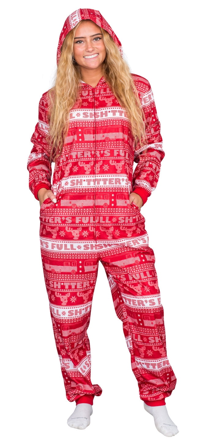National Lampoon's Christmas Vacation Shitter's Full Pajama Union Suit ...