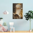 thumbnail image 4 of Gold Santa PRINTABLE Wall Art,Vintage Christmas Home Decor,Golden Holiday Artwork Canvas Wall Art Print Poster For Home School Office Decor, 4 of 8
