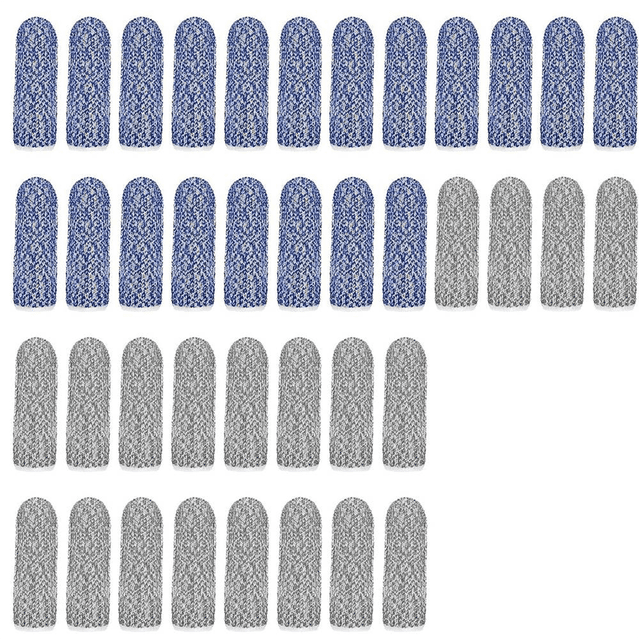 40 Piezas Protector Resistente A para Dedos Protector Anticortes para Yemas de los Dedos Fundas para Dedos Reutilizables Dedo Pulgar