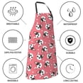 thumbnail image 5 of Kdxio French Bulldog Face Apron with Pockets Adjustable Kitchen Aprons for Men Women Waterproof Aprons for Cooking,Drawing,Crafting, Baking Household Cleaning, 5 of 8