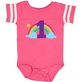 thumbnail image 3 of Inktastic 1st Birthday Rainbow Girls Baby Bodysuit, 3 of 5