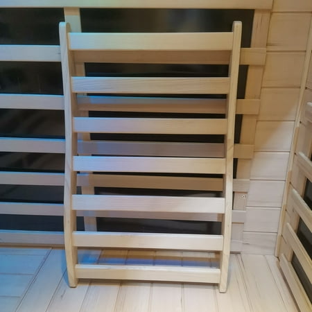 KUNSANA S-Shape Sauna Backrest-Ergonomic Sauna Chair with Backrest for Sauna Room