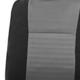 thumbnail image 4 of FH Group Trendy Elegence Airbag Compatible and Split Bench Seat Covers, Full Set, Gray/Black, 4 of 4