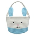 thumbnail image 2 of CoreLiving Easter Basket Set with Handles Woven Bunny Design Versatile Storage Tote Bags and Egg Hunt Buckets for Baby Girls Boys Toddler Infant, 2 of 7