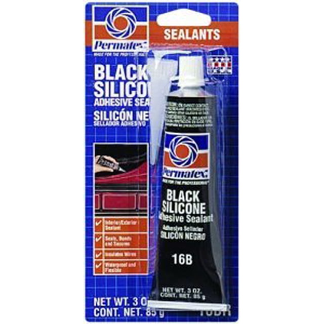 Sellador Adhesivo Permatex 81158 Silicona Negra 85 g
