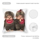 thumbnail image 5 of Monchhichi Fundas de almohada de terciopelo con tema, regalos de funda de almohada, decoración para el hogar, cojín de lanzar, regalo de cumpleaños para fans y parejas. 45cm x 45cm., 5 of 6