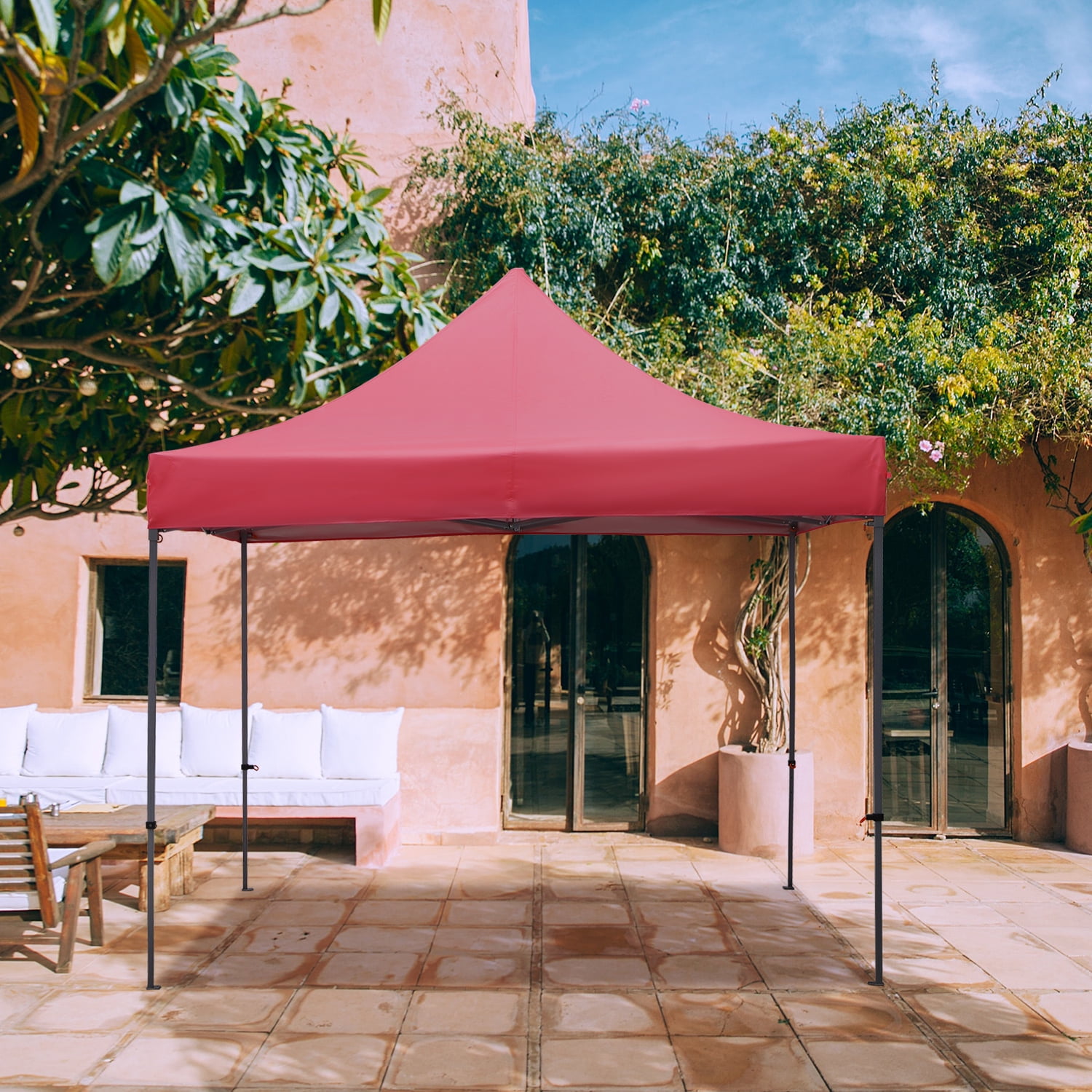 Ainfox 10x10 ft Outdoor Patio Canopy Tent, PopUp Canopy Tent Portable