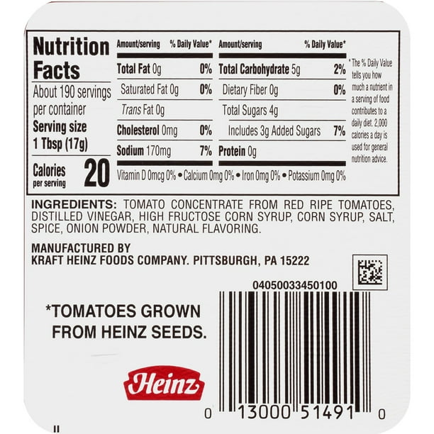 Heinz Original Tomato Ketchup, 114 oz. - Samsclub.com