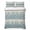 Blue, Cream, Slate, variant on Quilts Twin Size Bedding Set, Beige Green Botanical Lightweight Quilted Comforter, Farmhouse Pastoral Leaves Burlap Soft Reversible Bedspread Coverlet with Pillow Covers for All Season, 68" x 86"
