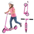 thumbnail image 1 of Gymax Trottinette Pliante avec 3 Hauteurs Réglables Grandes Roues de 8 Pouces Alliage d'Aluminium Rose, 1 of 10