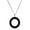 Black, variant on Marble Stories Marble Necklace for Women – Trendy Long Heart & Ring Pendant, Western Style Jewelry Gift for Her, Couples or Everyday Wear