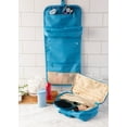 thumbnail image 4 of Contemporary Home Living Roll-Up Travel Toiletry Bag with 2 Removable Cosmetic Bags, 1 Piece, 4 of 6
