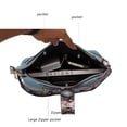 thumbnail image 7 of MKF Collection Ezra Crossbody Bag for women, Vegan Leather Shoulder bag Charcoal handbags Purses by Mia K, 7 of 7